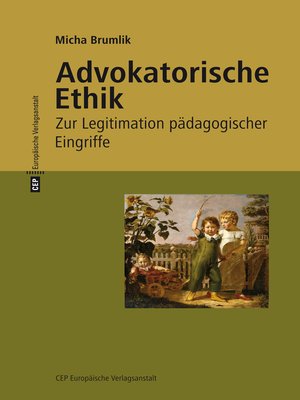 cover image of Advokatorische Ethik
